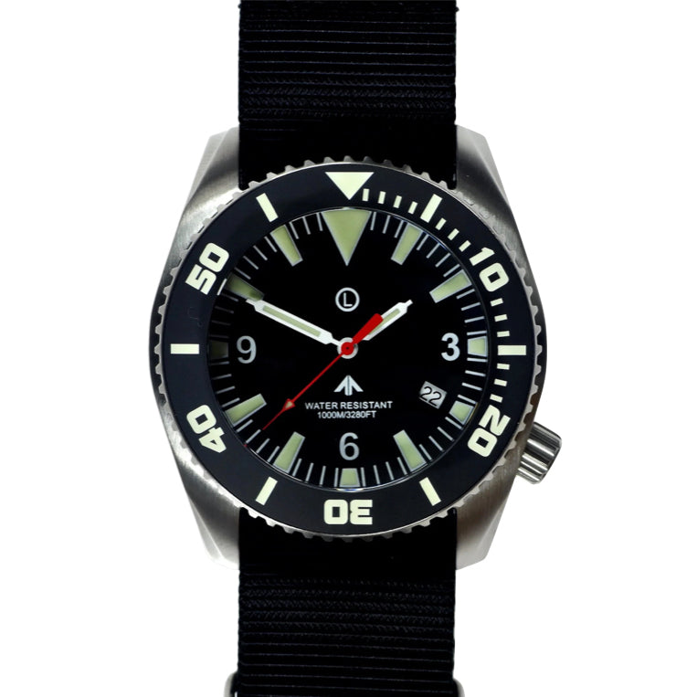 Enoksen 'Deep Dive' E01/S Swiss Quartz Watch - Steel Edition - 44mm