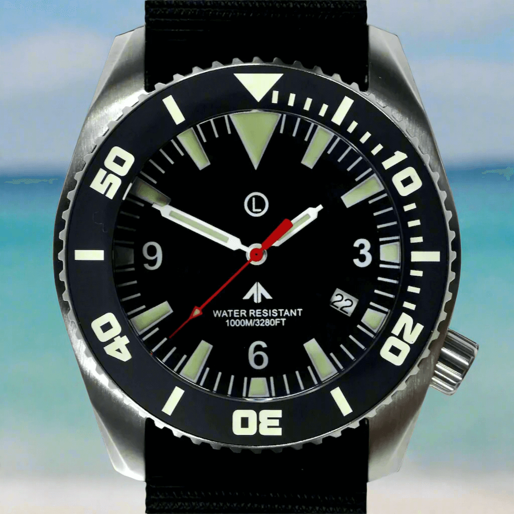 Enoksen 'Deep Dive' E01/S Swiss Quartz Watch - Steel Edition - 44mm