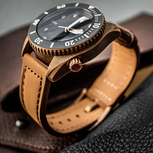 Enoksen Tan Suede Watch Strap (20, 22 & 24mm)