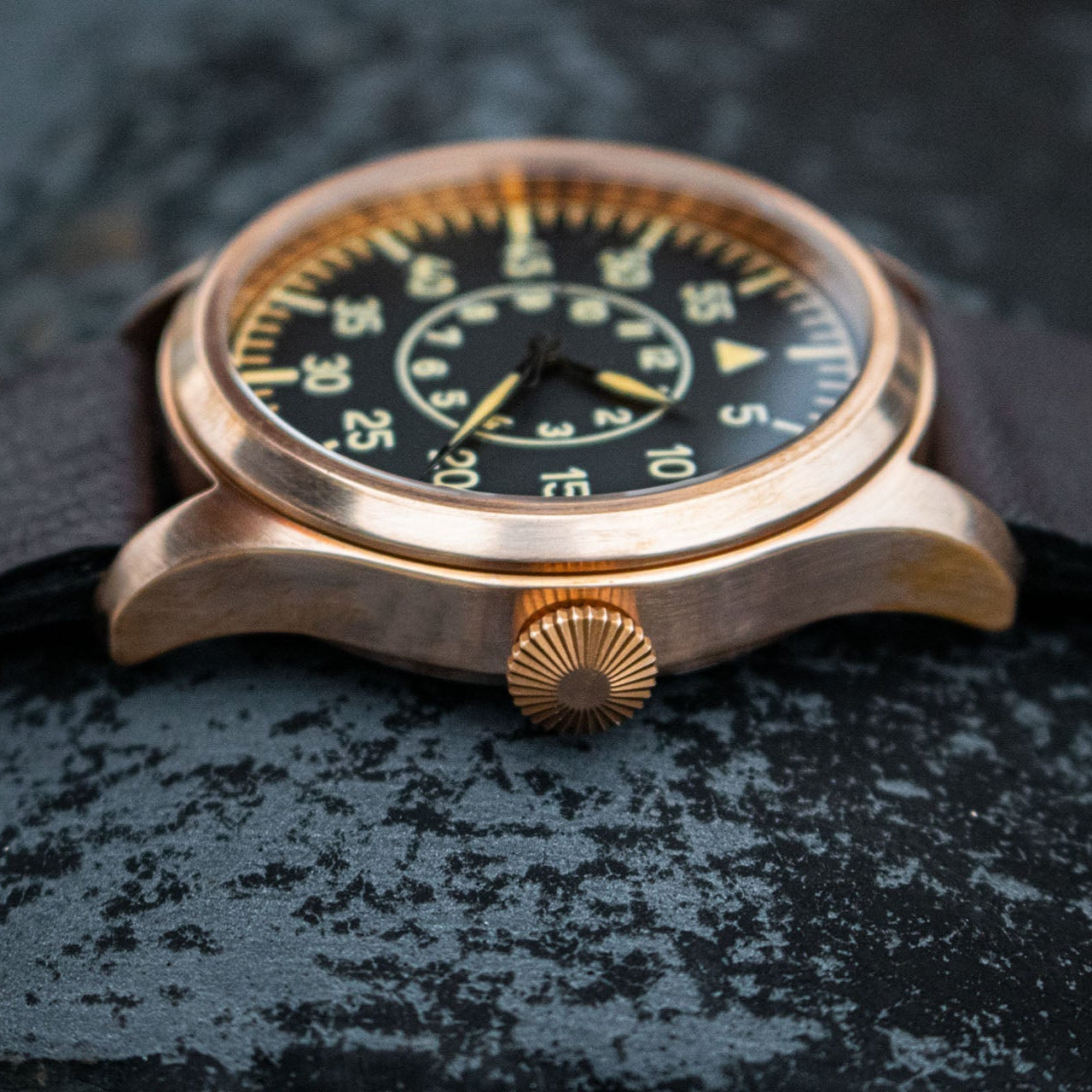 Enoksen 'Fly' E03/B Bronze - Mechanical Pilot's Watch - 46mm