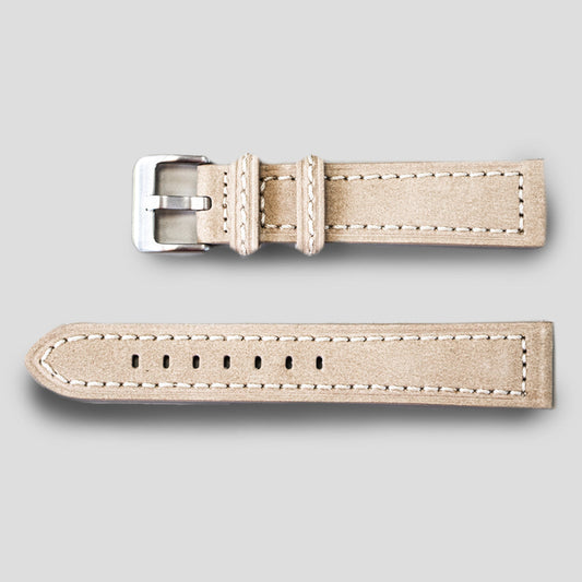 Enoksen Beige Suede Watch Strap (20, 22 & 24mm)