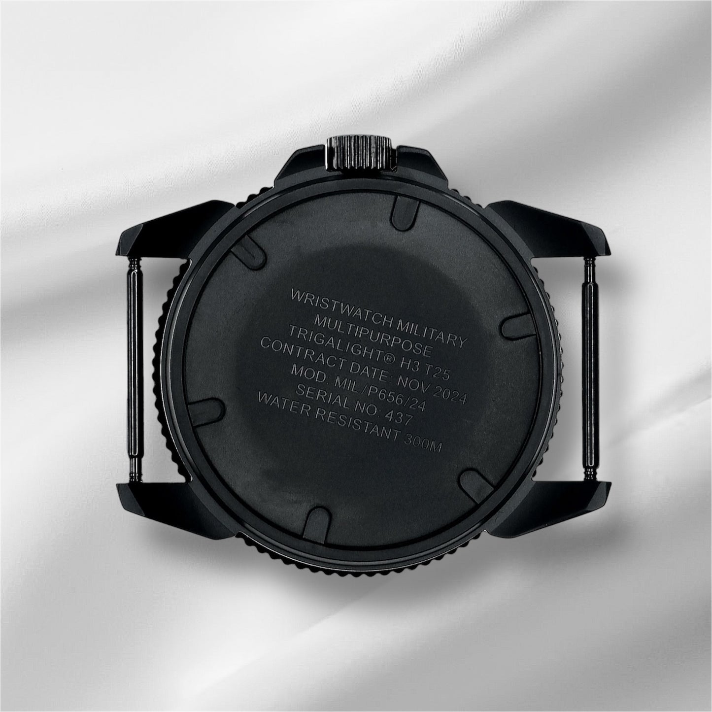 Enoksen 'Tactic' E09/BQ BLACK EDITION - Swiss Quartz Tactical Watch - 42mm