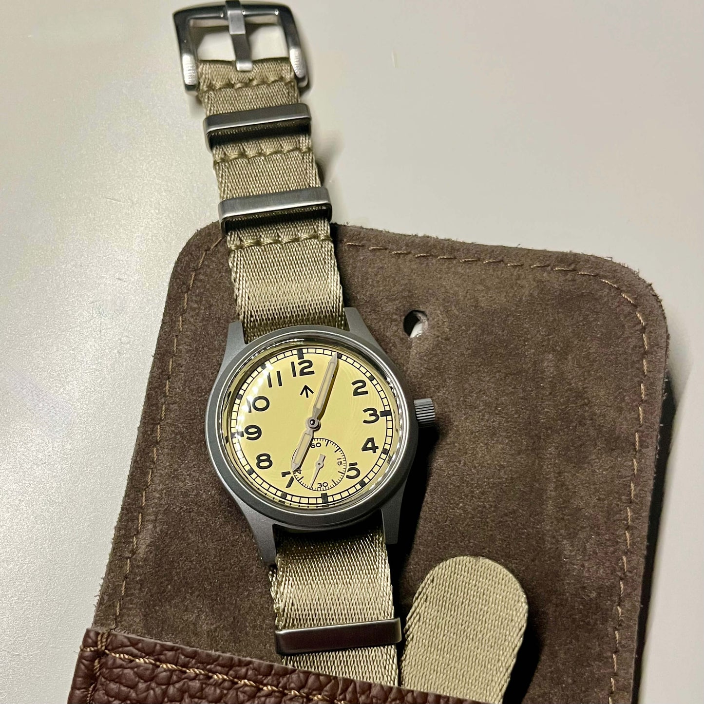 Enoksen FLY E03/T ◇ Dirty Dozen - Automatic - Cream Edition 36mm
