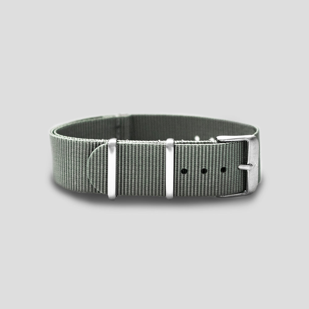 Enoksen G10 NATO Nylon Watch Strap (20mm) - Admiralty Grey