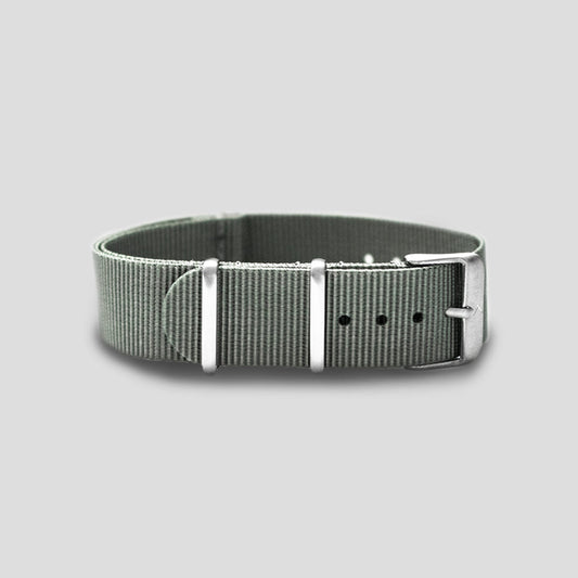 Enoksen G10 NATO Nylon Watch Strap (20mm) - Admiralty Grey