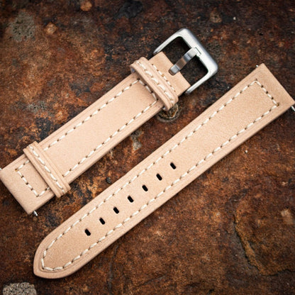Enoksen Beige Suede Watch Strap (20, 22 & 24mm)