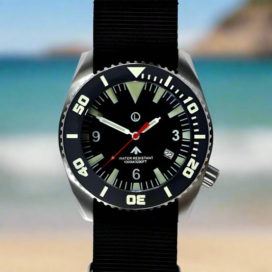 Enoksen 'Deep Dive' E01/S Swiss Quartz Watch - Steel Edition - 44mm