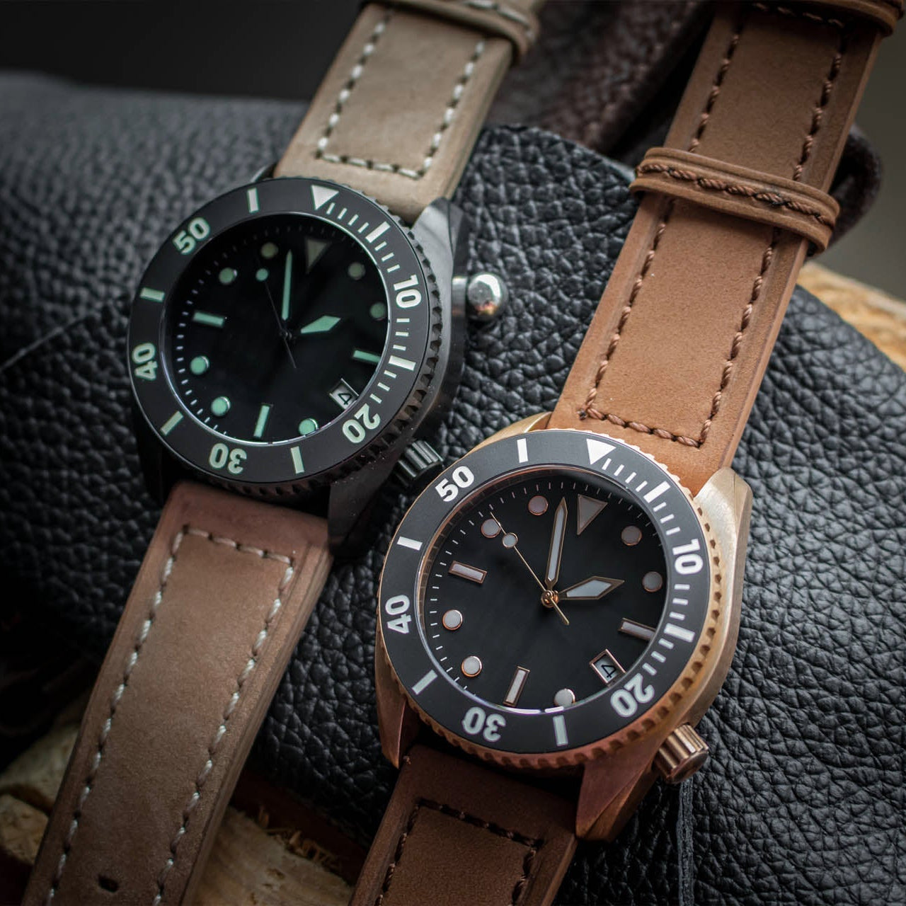 Enoksen Tan Suede Watch Strap (20, 22 & 24mm)