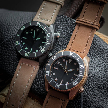 Enoksen Tan Suede Watch Strap (20, 22 & 24mm)