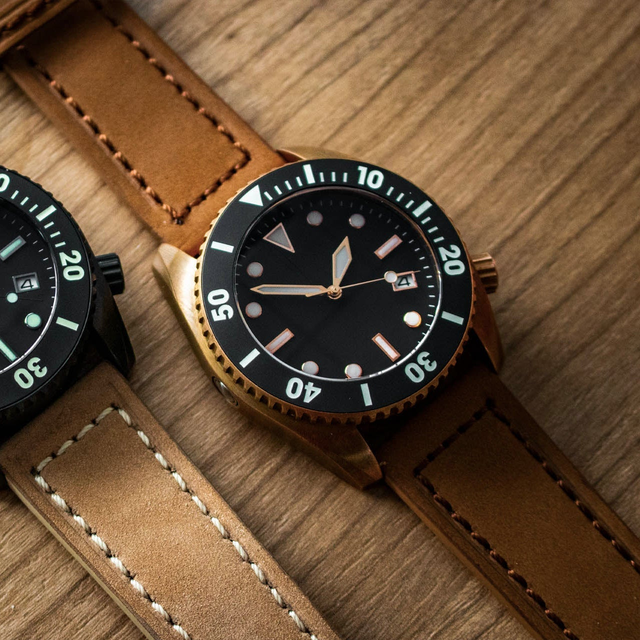 Enoksen Tan Suede Watch Strap (20, 22 & 24mm)