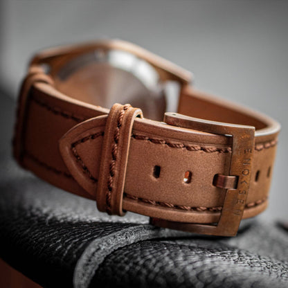 Enoksen Tan Suede Watch Strap (20, 22 & 24mm)