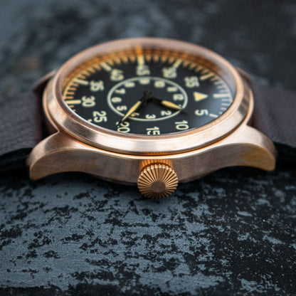 Enoksen 'Fly' E03/B Bronze - Mechanical Pilot's Watch - 46mm