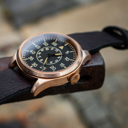 Enoksen 'Fly' E03/B Bronze - Mechanical Pilot's Watch - 46mm