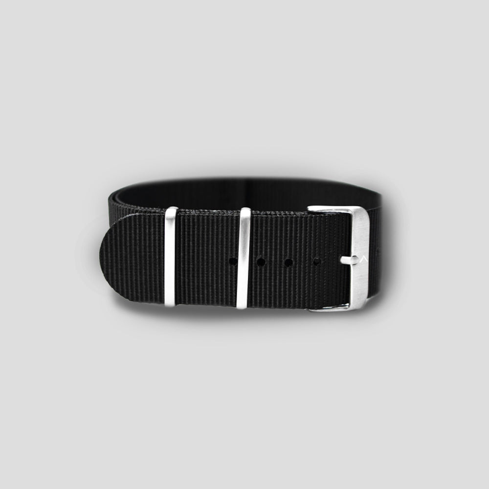 Enoksen G10 NATO Nylon Watch Strap (24mm) - Black
