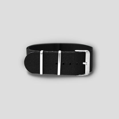 Enoksen G10 NATO Nylon Watch Strap (24mm) - Black