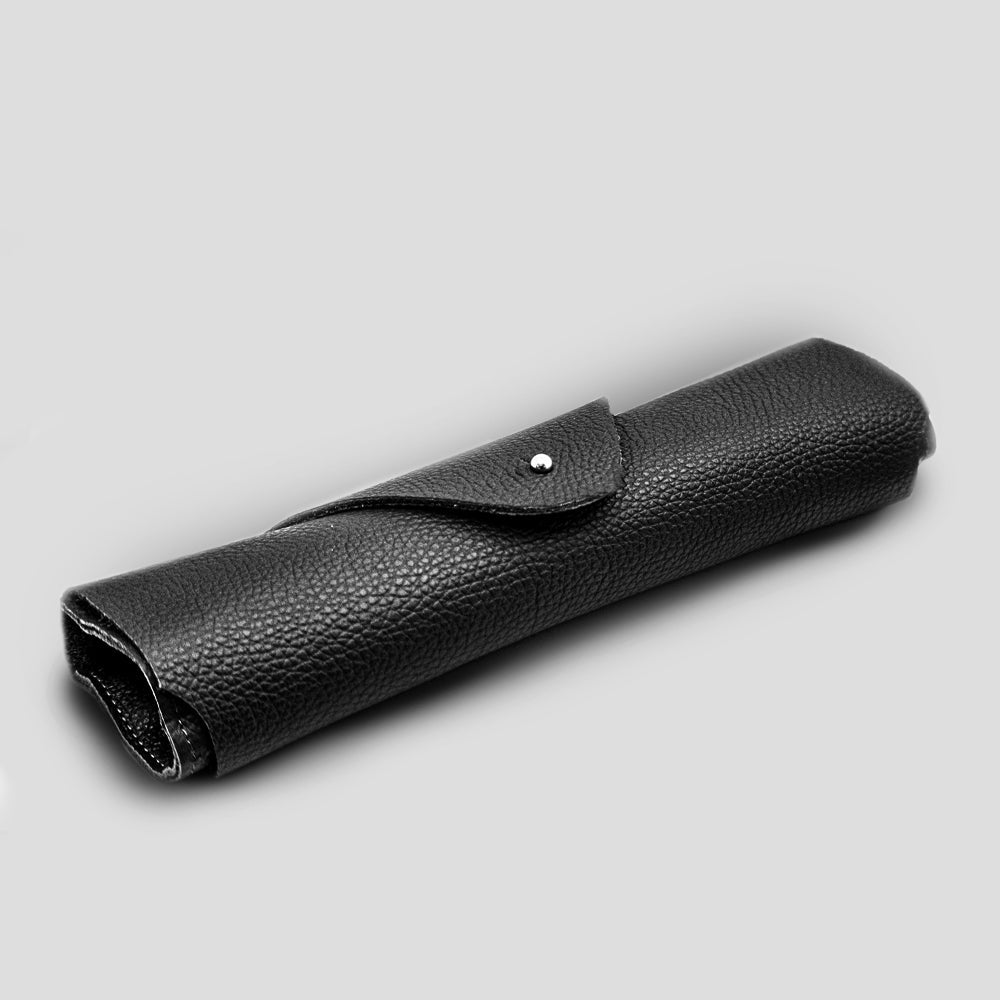 Enoksen Deerskin Leather Roll - Black