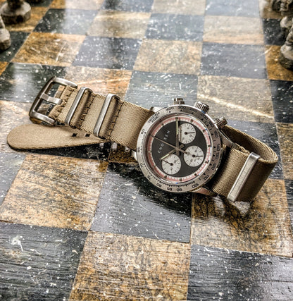 Enoksen KRONO E08/B - Black Reverse Panda Steel - 39MM