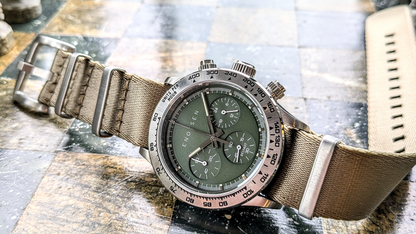 Enoksen KRONO E08/C - Green Steel - 39MM