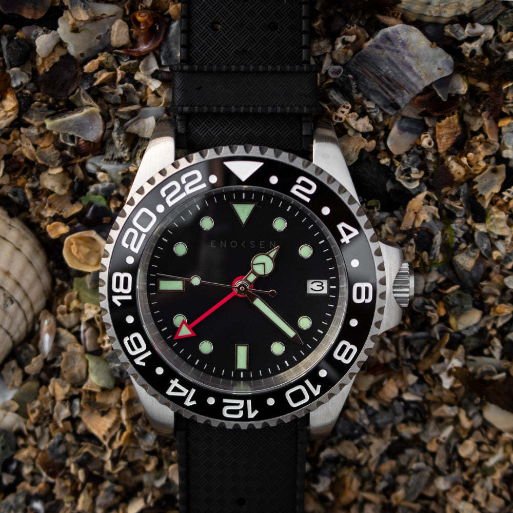 Enoksen ROAM E07/A - Mechanical GMT Watch - 41mm