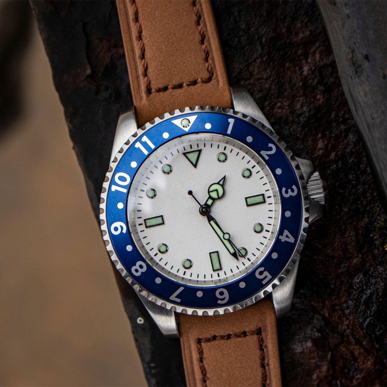 Enoksen Tan Suede Watch Strap (20, 22 & 24mm)
