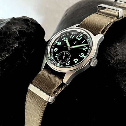 FLY E03/H ◇ Meca-Quartz Dirty Dozen Watch - 36mm - Black Edition