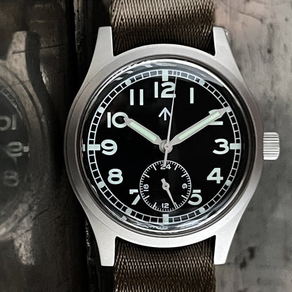 FLY E03/H ◇ Meca-Quartz Dirty Dozen Watch - 36mm - Black Edition