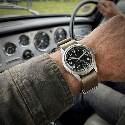 FLY E03/H ◇ Meca-Quartz Dirty Dozen Watch - 36mm - Black Edition