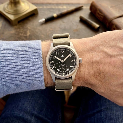 FLY E03/H ◇ Meca-Quartz Dirty Dozen Watch - 36mm - Black Edition