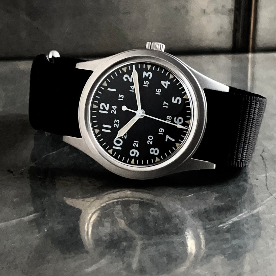 FLY E03/P ◇ Hand Wound Field Watch (W10) - 38mm