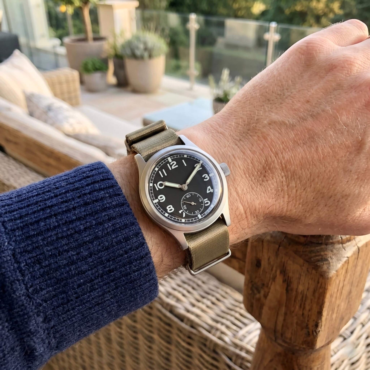 FLY E03/S ◇ Automatic Dirty Dozen Watch - 36mm - Black Edition