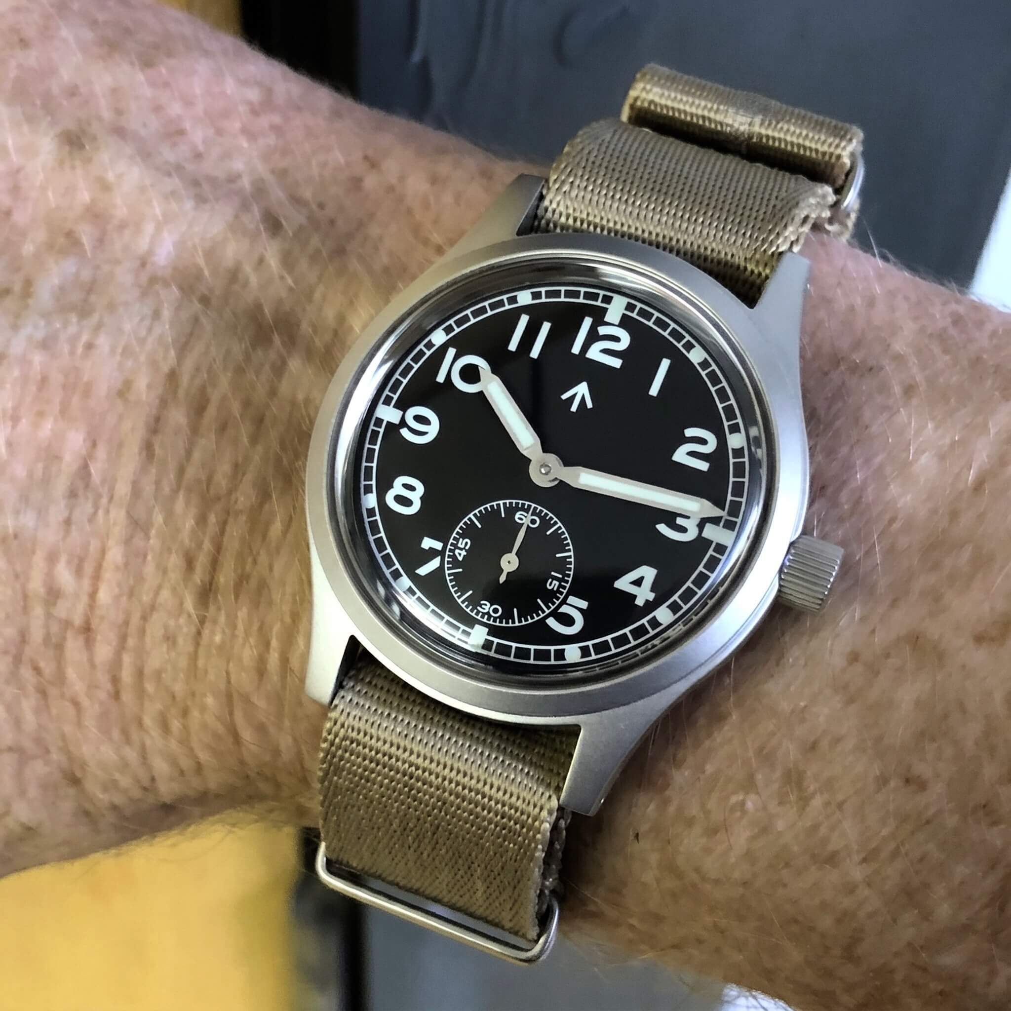 Dirty Dozen Military Watch ◇ ENOKSEN Fly E03/S ◇ Automatic Black