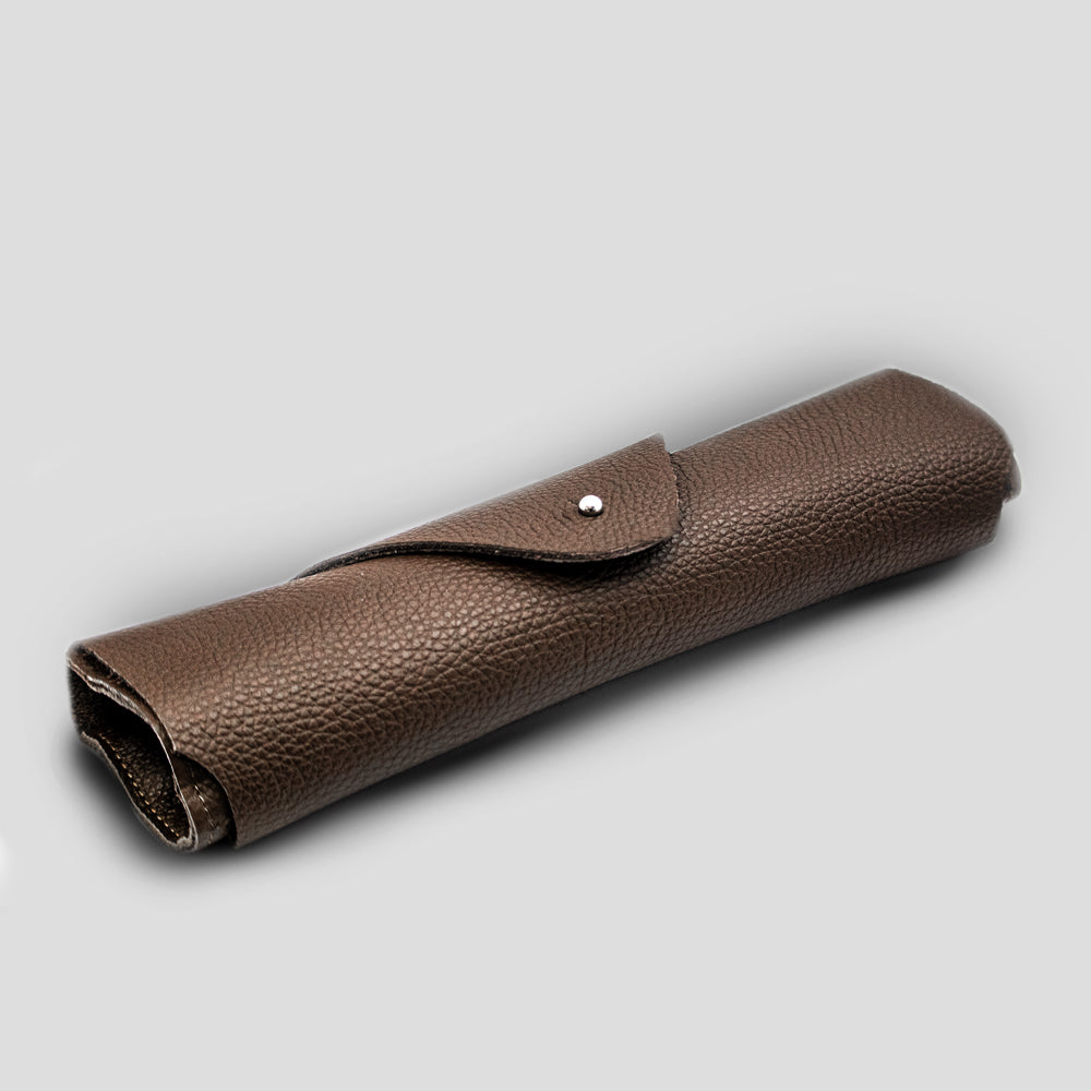 Enoksen Deerskin Leather Roll - Brown