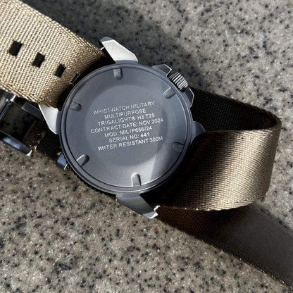 TACTIC E09/AQ  ◇ Swiss Quartz Tactical Watch - 42mm - White Edition