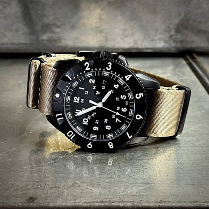 TACTIC E09/BQ  ◇ Swiss Quartz Tactical Watch - 42mm - Black Edition